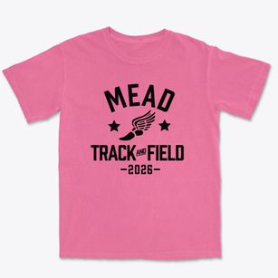 Mead High School Track and Field Premium Heavyweight T-shirt
