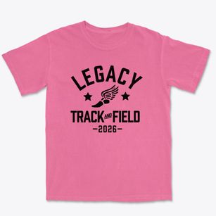 Legacy Christian School Track and Field Premium Heavyweight T-shirt