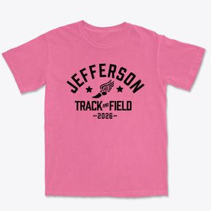 Jefferson Elementary School Track and Field Premium Heavyweight T-shirt