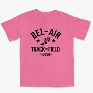Bel-air Elementary School Track and Field Premium Heavyweight T-shirt