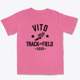 Ps 50 Vito Marcantonio Track and Field Premium Heavyweight T-shirt