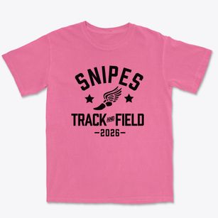 Snipes Elementary School Track and Field Premium Heavyweight T-shirt