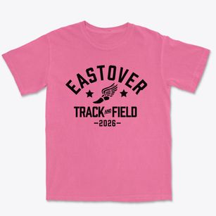 Eastover Elementary School Track and Field Premium Heavyweight T-shirt