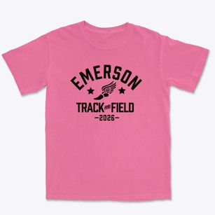 Emerson Elementary School Track and Field Premium Heavyweight T-shirt