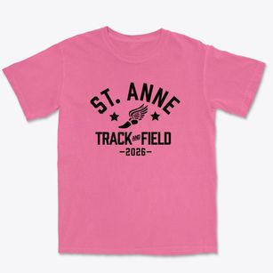 Saint Anne School Track and Field Premium Heavyweight T-shirt