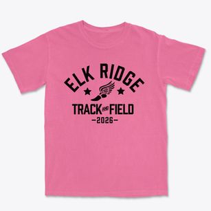 Elk Ridge Elementary School Track and Field Premium Heavyweight T-shirt