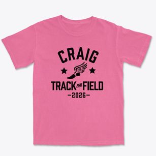 Craig Academy Track and Field Premium Heavyweight T-shirt