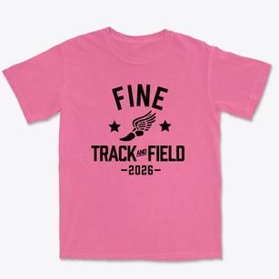 Fine Arts Center Track and Field Premium Heavyweight T-shirt