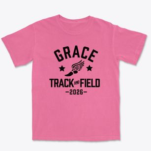 Grace Bible Christian Academy Track and Field Premium Heavyweight T-shirt