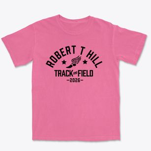 Robert T Hill Middle School Track and Field Premium Heavyweight T-shirt