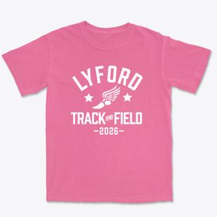 Lyford High School Track and Field Premium Heavyweight T-shirt