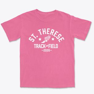 Saint Therese School Track and Field Premium Heavyweight T-shirt