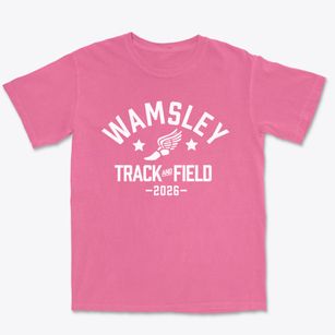 Wamsley Elementary School Track and Field Premium Heavyweight T-shirt