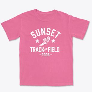 Sunset Elementary School Track and Field Premium Heavyweight T-shirt