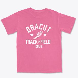 Dracut Junior High School Track and Field Premium Heavyweight T-shirt