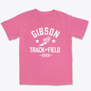 Gibson School Track and Field Premium Heavyweight T-shirt
