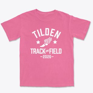 Tilden High School Track and Field Premium Heavyweight T-shirt