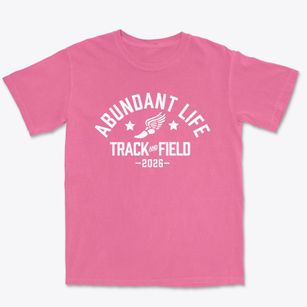 Abundant Life Academy Track and Field Premium Heavyweight T-shirt