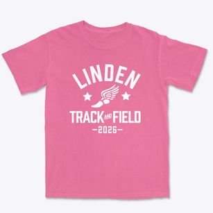 Linden Middle School Track and Field Premium Heavyweight T-shirt