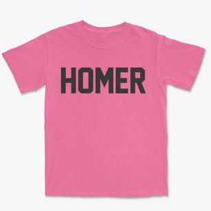 Homer Georgia Classic Block Premium Heavyweight T-shirt