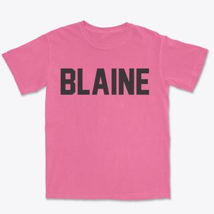 Blaine Maine Classic Block Premium Heavyweight T-shirt
