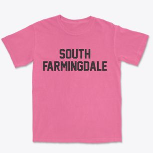 South Farmingdale New York Classic Block Premium Heavyweight T-shirt