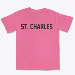 St. Charles Missouri Classic Block Premium Heavyweight T-shirt