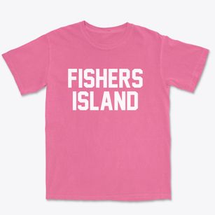 Fishers Island New York Classic Block Premium Heavyweight T-shirt