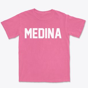 Medina North Dakota Classic Block Premium Heavyweight T-shirt