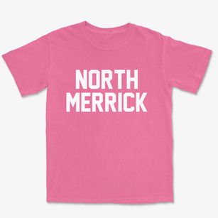 North Merrick New York Classic Block Premium Heavyweight T-shirt