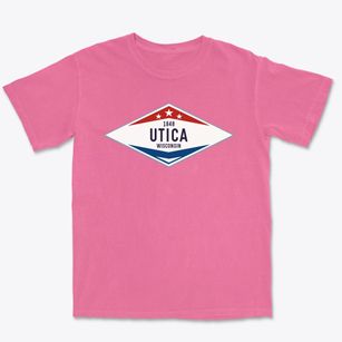 Utica Wisconsin Diamond Star Premium Heavyweight T-shirt