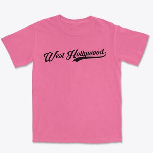 West Hollywood California Vintage Team Premium Heavyweight T-shirt