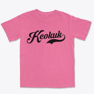 Keokuk Iowa Vintage Team Premium Heavyweight T-shirt