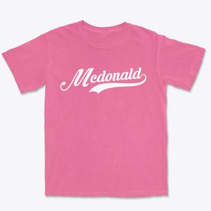 Mcdonald Pennsylvania Vintage Team Premium Heavyweight T-shirt
