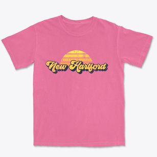 New Hartford Connecticut Sublime Sunset Premium Heavyweight T-shirt