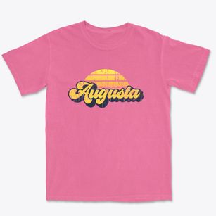 Augusta Georgia Sublime Sunset Premium Heavyweight T-shirt