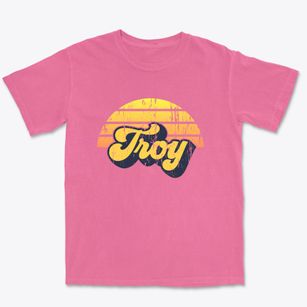Troy North Carolina Sublime Sunset Premium Heavyweight T-shirt
