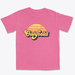 Oakfield New York Sublime Sunset Premium Heavyweight T-shirt