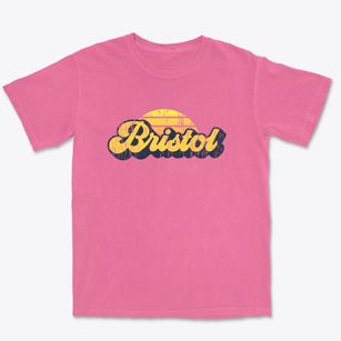 Bristol New Hampshire Sublime Sunset Premium Heavyweight T-shirt