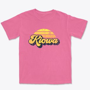 Kiowa Kansas Sublime Sunset Premium Heavyweight T-shirt