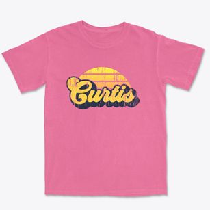 Curtis Nebraska Sublime Sunset Premium Heavyweight T-shirt