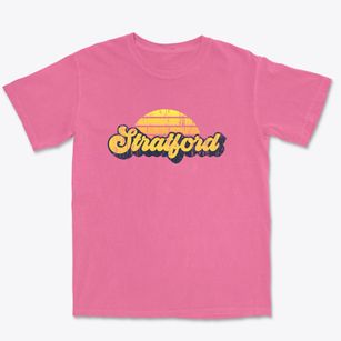 Stratford Iowa Sublime Sunset Premium Heavyweight T-shirt