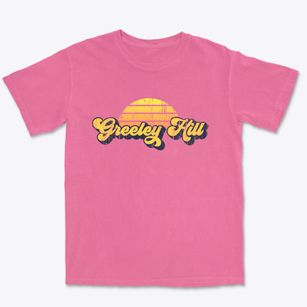 Greeley Hill California Sublime Sunset Premium Heavyweight T-shirt
