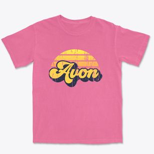 Avon Connecticut Sublime Sunset Premium Heavyweight T-shirt