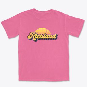 Richland Texas Sublime Sunset Premium Heavyweight T-shirt