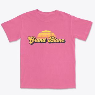 Grand Blanc Michigan Sublime Sunset Premium Heavyweight T-shirt