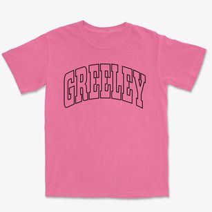 Greeley Kansas Trendy Block Premium Heavyweight T-shirt