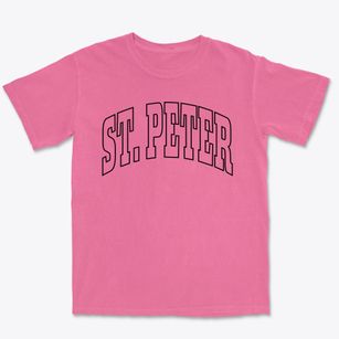 St. Peter Minnesota Trendy Block Premium Heavyweight T-shirt