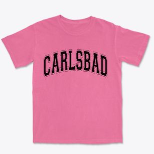 Carlsbad California Varsity Premium Heavyweight T-shirt