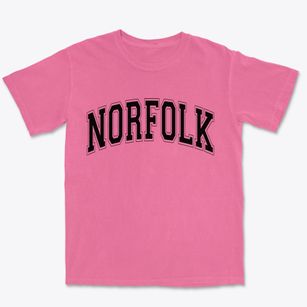 Norfolk Virginia Varsity Premium Heavyweight T-shirt